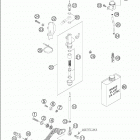 625 SXC Rear brake control 625 / 2005