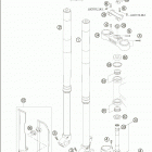 625 SXC Front fork wp usd 43 625 / 2005