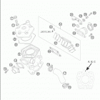 50 SX PRO JUNIOR LC Cylinder · cylinder head 50 lc  /  2005