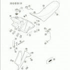 625 SMC Tank · seat · cover 625-660 / 2005