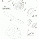 50 SENIOR ADVENTURE Rear wheel 50 mini adv.  /  2005