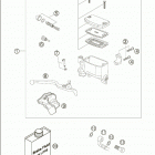 640 ADVENTURE Hand brake cylinder brembo 640 / 2005