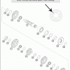 250 SX Transmission ii - countershaft 250 sx, 300 mxc  / ...