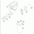 65 SX Air filter box 65 sx  /  2005