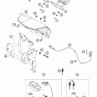 950 ADVENTURE US Cockpit support, speedo-, tachometer 950