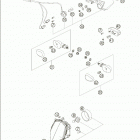 640 LC4 SUPERMOTO Light system 640 / 2005
