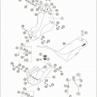 660 RALLYE Fuel tanks · seat 450-660 / 2005