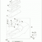 660 RALLYE Air filter box 450-660 / 2005
