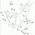 85 SX Frame · sub frame 85 sx  /  2005