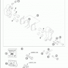 50 SX PRO JUNIOR LC Brake caliper front 50 lc  /  2005