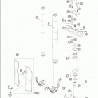 625 SMC Front fork wp usd 48 625-660 / 2005