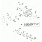 990 SUPERDUKE Water pump 990 / 2005