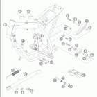 50 SENIOR ADVENTURE Frame · side stand 50 mini adv.  /  2005