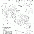250 SX Engine case 250-300 / 2005