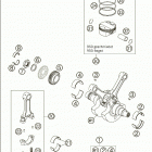 950 ADVENTURE Crankshaft · piston 950 / 2005