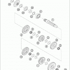 450 RALLYE Transmission ii - countershaft 450 / 2005