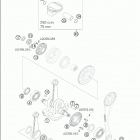 450/525 MXC RACING Crankshaft · piston 250 exc  /  2005