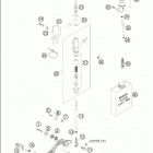 640 ADVENTURE Rear brake control 640 / 2005