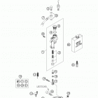 125 SX Rear brake control 125-200 / 2005