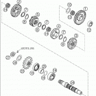 660 SMC Transmission ii - counter shaft 660 / 2005