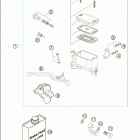 950 ADVENTURE Hand brake cylinder 950 / 2005