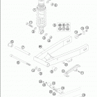 50 SX PRO JUNIOR LC Swingarm · monoshock 50 junior lc  /  2005