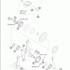450/525 MXC RACING Crankshaft · piston 400 exc  /  2005