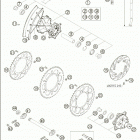 640 LC4 ENDURO Rear wheel 18