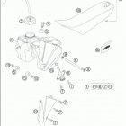 50 SX PRO JUNIOR LC Tank · seat · cover 50 lc  /  2005