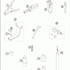 950 ADVENTURE Special tools chassis 950 / 2005