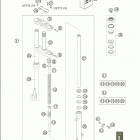 50 SX PRO JUNIOR LC Front fork marzocchi 50 junior lc  /  2005