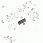 640 LC4 SUPERMOTO Exhaust silencer 640 / 2005