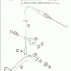 50 SX PRO JUNIOR LC Rear brake control 50 junior lc  /  2005