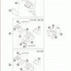 125 SX Reed valve case 125-200 / 2005