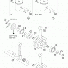 250 SX Crankshaft · piston 250-300 / 2005