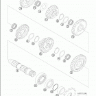 450/525 MXC RACING Transmission ii - countershaft 250 exc  /  2005