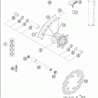 450/525 MXC RACING Front wheel 21