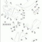 640 LC4 ENDURO Tank · seat · cover 640 / 2005