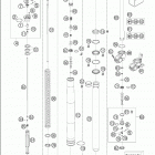 450/525 MXC RACING Fork legs wp usd 48 250-525 exc + mxc  /  2005