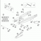 450 SMR Swing arm 450-525 / 2005