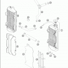 125 SX Cooling system 125 sx, 200 sm  /  2005