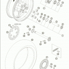 990 SUPERDUKE Rear wheel 990 / 2005