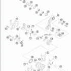 125 SX Shifting mechanism 125-200 / 2005
