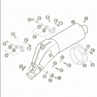 640 ADVENTURE Exhaust silencer 640 / 2005