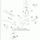 450/525 MXC RACING Hand brake cylinder 250-525 / 2005