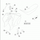 450/525 MXC RACING Tank · seat 450-525 mxc  /  2005