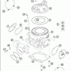 250 SX Cylinder · cylinder head 250-300 / 2005