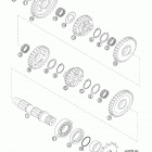 525 SX, MXC, EXC RACING Transmission ii - countershaft 450 / 525 mxc usa