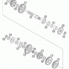 85 SX Transmission ii - countershaft 85