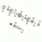 950 ADVENTURE S Transmission i - main shaft 950